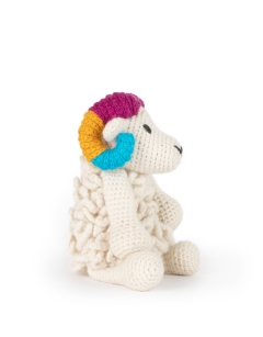 Dougie the Pride Ram: Pansexual Flag