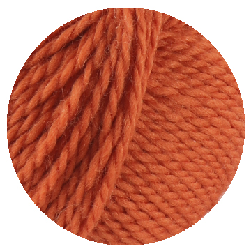 TOFT luxury orange yarn in DK