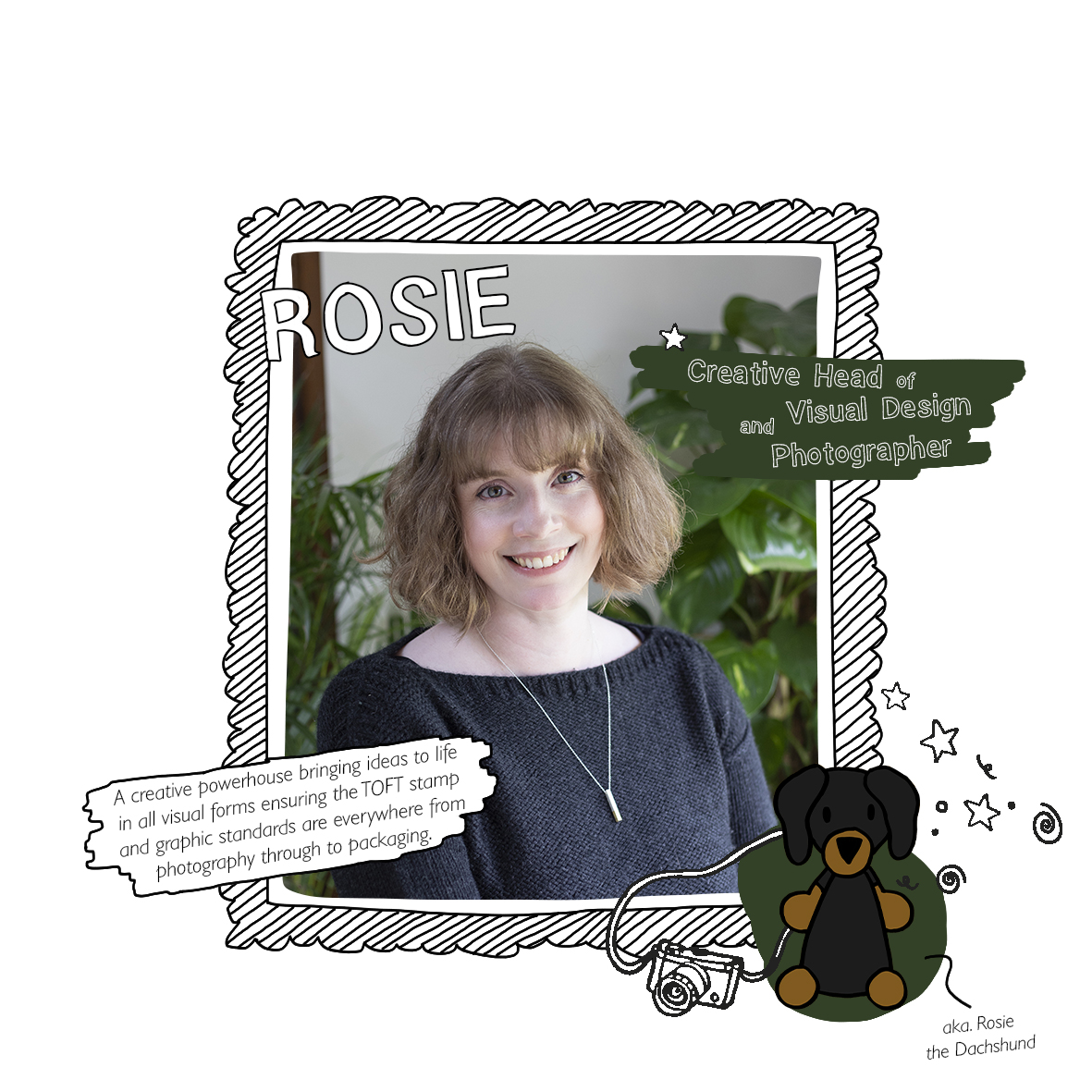 Rosie: Creative Head of Visual Design and Photographer