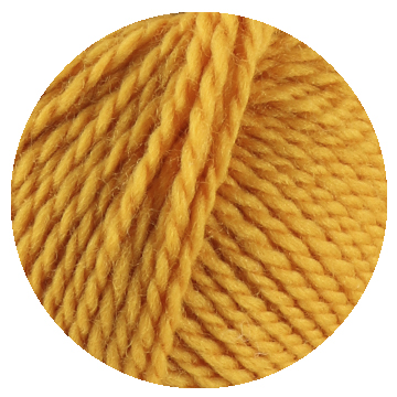 TOFT luxury yellow yarn in DK